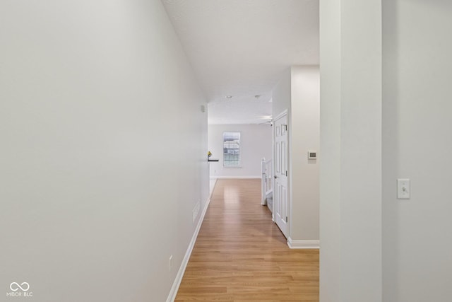 1272 Townsend Dr, Greenwood, IN 46143 - hallway with light wood-style flooring and baseboards