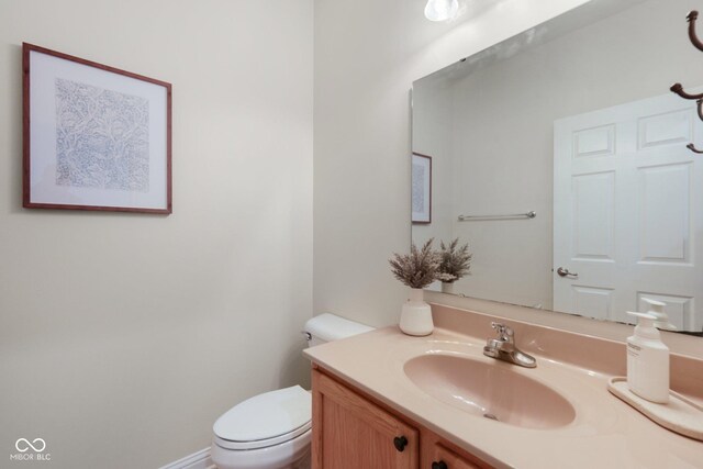 1272 Townsend Dr, Greenwood, IN 46143 - bathroom with toilet and vanity