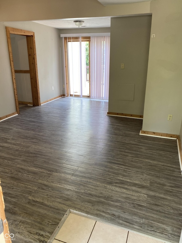 3170 Sapphire Blvd, Indianapolis, IN 46268 - empty room featuring dark wood finished floors