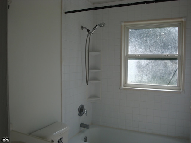 3448 Georgetown Rd, Indianapolis, IN 46224 - bathroom with shower / washtub combination and toilet