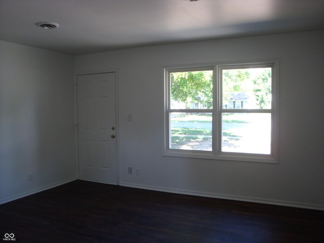 3448 Georgetown Rd, Indianapolis, IN 46224 - unfurnished room featuring dark wood-type flooring