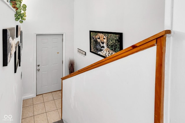 3909 Richelieu Ct, Indianapolis, IN 46226 - foyer featuring light tile patterned floors