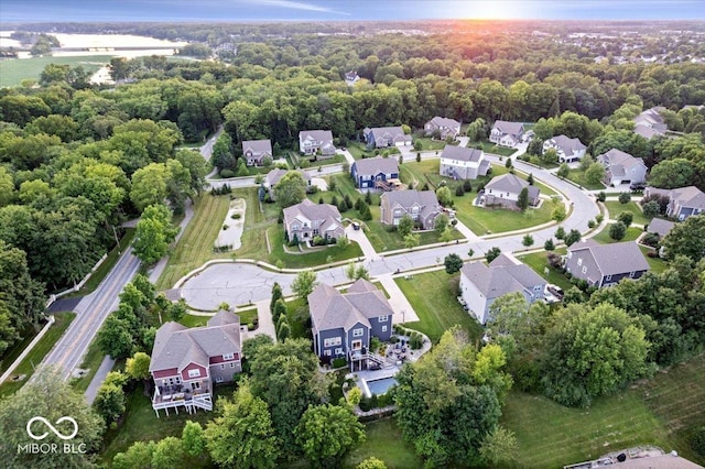 11322 Sea Side Ct, Fishers, IN 46040 - aerial view of property and surrounding area with nearby suburban area