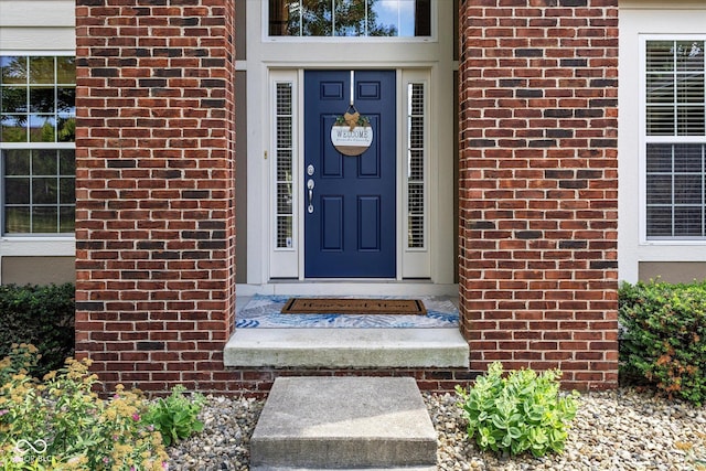 13059 Cirrus Dr, Fishers, IN 46037 - property entrance with brick siding