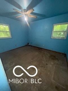 3514 Jerome Ct, Indianapolis, IN 46235 - empty room featuring a ceiling fan