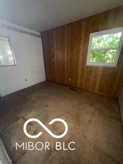 3514 Jerome Ct, Indianapolis, IN 46235 - empty room with wood walls