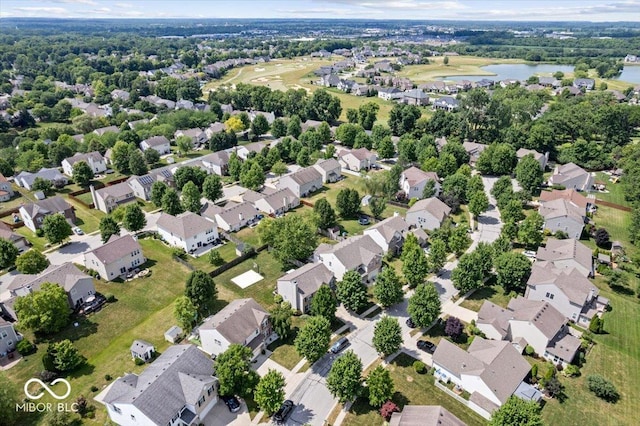 16009 Tenor Way, Noblesville, IN 46060 - aerial perspective of suburban area with a nearby body of water