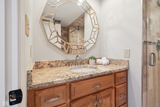 118 White Horse Ln, Fishers, IN 46038 - full bath featuring vanity and a shower stall