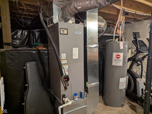 2032 Indiana Ave, Columbus, IN 47201 - utilities with electric water heater and heating unit