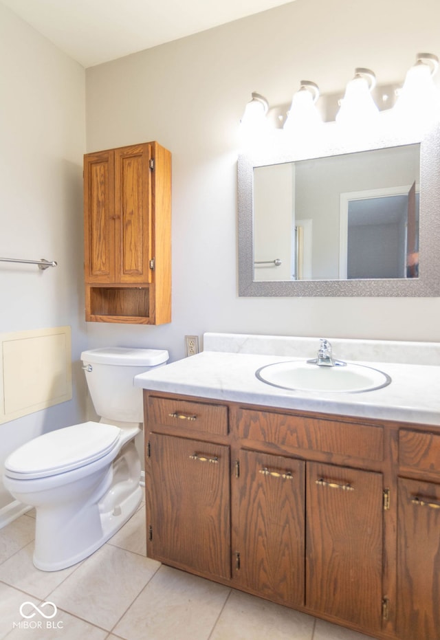 1189 N County Road 475 E, Avon, IN 46123 - bathroom with vanity and tile patterned flooring