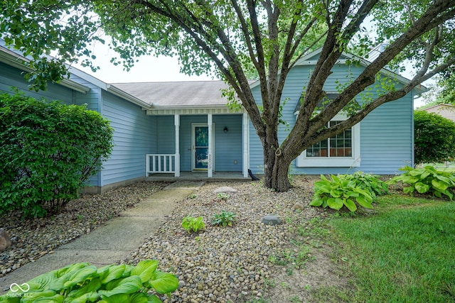 8809 Haddington Dr N, Indianapolis, IN 46256 - entrance to property with covered porch