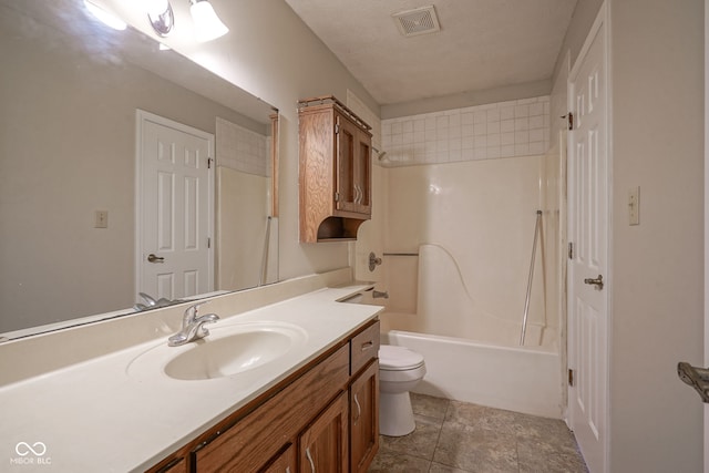 8809 Haddington Dr N, Indianapolis, IN 46256 - full bathroom featuring vanity, bathtub / shower combination, and tile patterned floors