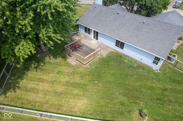 8809 Haddington Dr N, Indianapolis, IN 46256 - aerial view of property and surrounding area