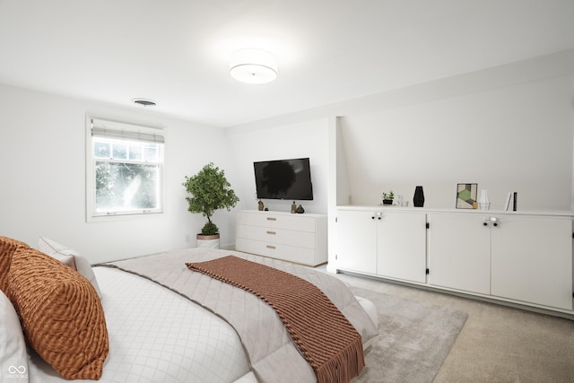 8627 Emerald Ln, Indianapolis, IN 46260 - bedroom featuring light carpet