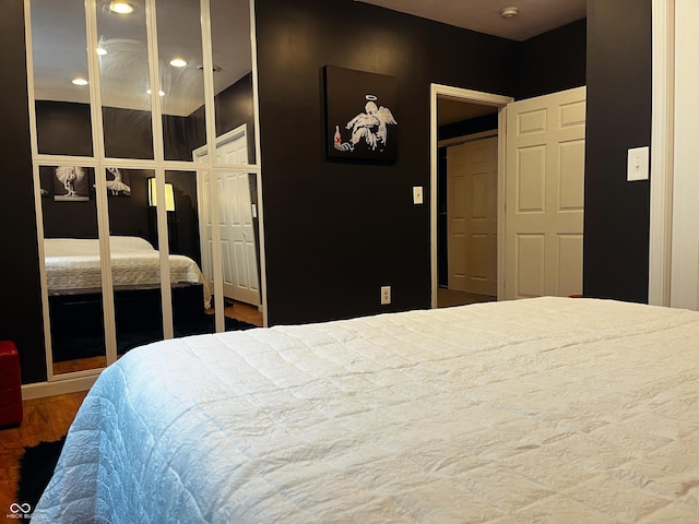 1646 N Nieman Dr, Greensburg, IN 47240 - bedroom featuring wood finished floors and recessed lighting
