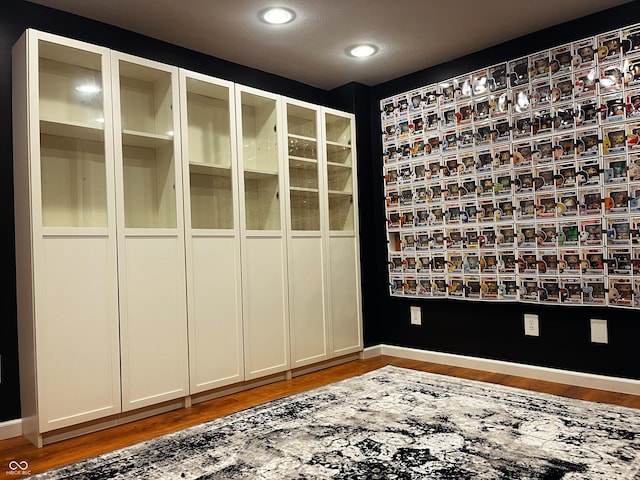 1646 N Nieman Dr, Greensburg, IN 47240 - empty room with light wood finished floors and recessed lighting