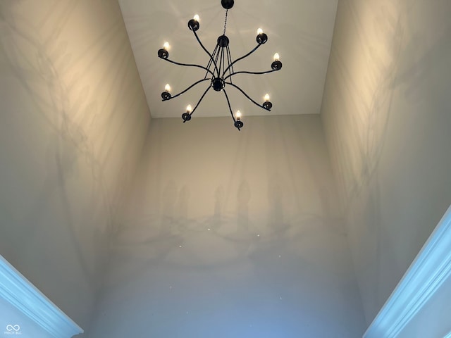 12059 Chapelwood Dr, Fishers, IN 46037 - detailed view of a chandelier