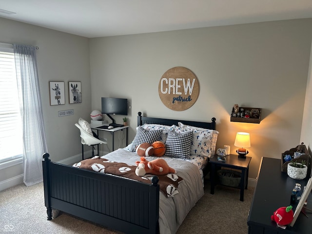 12059 Chapelwood Dr, Fishers, IN 46037 - carpeted bedroom featuring baseboards