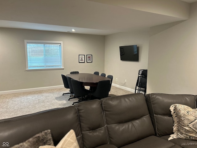12059 Chapelwood Dr, Fishers, IN 46037 - carpeted cinema room with baseboards and recessed lighting