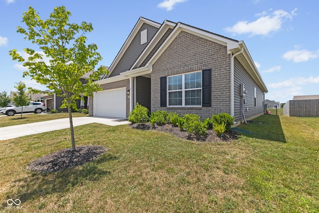 1448 Willow Tree Ln, Sheridan, IN 46069 - view of front facade featuring brick siding, driveway, and an attached garage