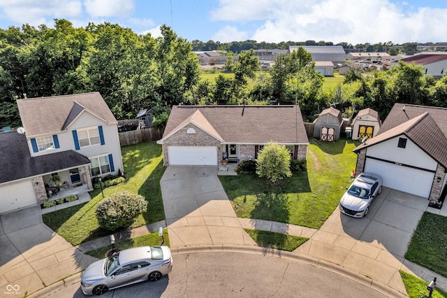 1058 Creekwood Ln, Franklin, IN 46131 - aerial view of residential area