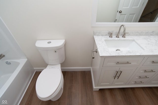 10630 Thorny Rdg Trce, Fishers, IN 46037 - full bath featuring vanity, wood finished floors, and a bathtub
