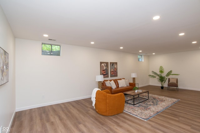 10630 Thorny Rdg Trce, Fishers, IN 46037 - living room with light wood-style flooring and recessed lighting