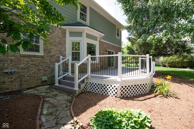 10630 Thorny Rdg Trce, Fishers, IN 46037 - view of wooden deck