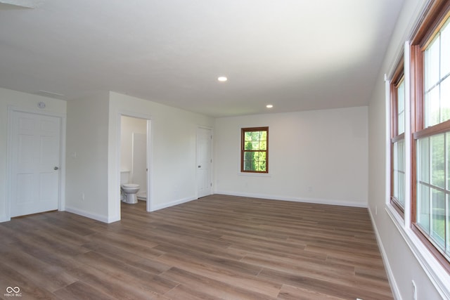 10630 Thorny Rdg Trce, Fishers, IN 46037 - spare room featuring wood finished floors and recessed lighting