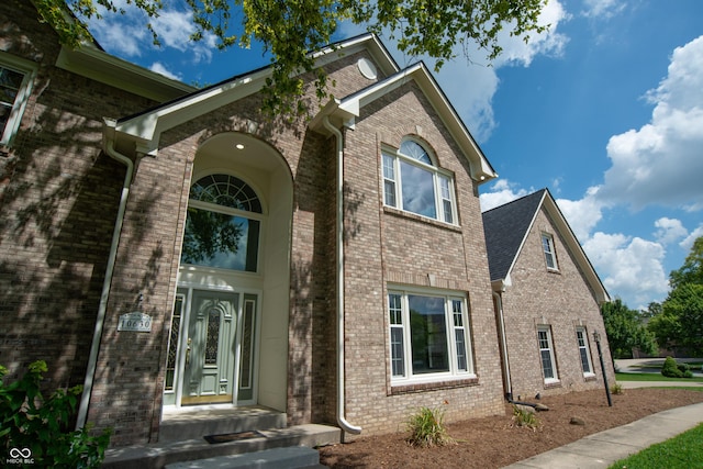 10630 Thorny Rdg Trce, Fishers, IN 46037 - view of front facade featuring brick siding