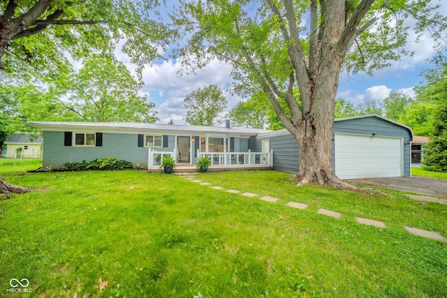 107 Pasadena Rd, Noblesville, IN 46062 - single story home with a front lawn and driveway