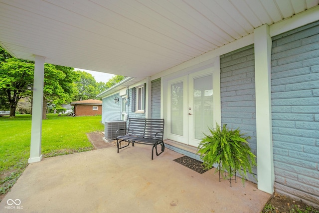 107 Pasadena Rd, Noblesville, IN 46062 - view of patio / terrace featuring french doors