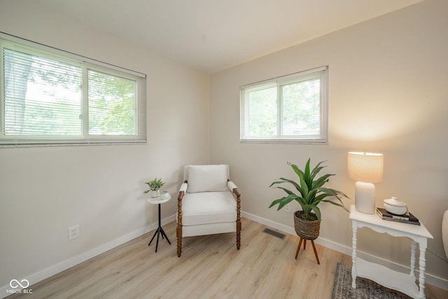107 Pasadena Rd, Noblesville, IN 46062 - sitting room featuring healthy amount of natural light and light wood-style floors