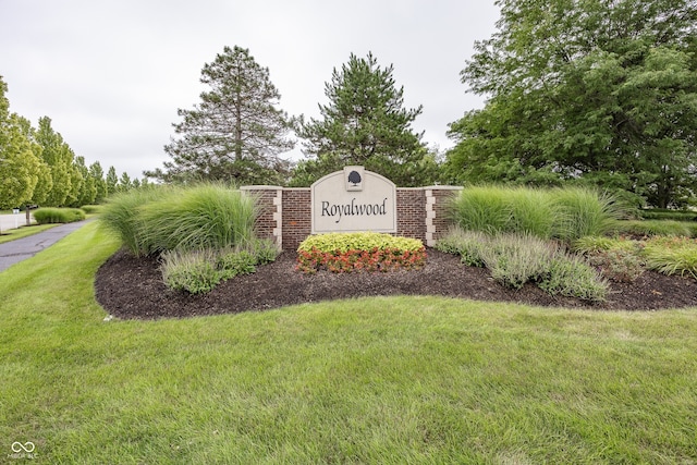 14126 Stonewood Pl, Fishers, IN 46037 - community / neighborhood sign with a yard