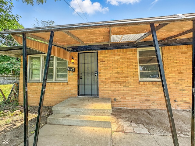 3505 N Emerson Ave, Indianapolis, IN 46218 - view of exterior entry with brick siding