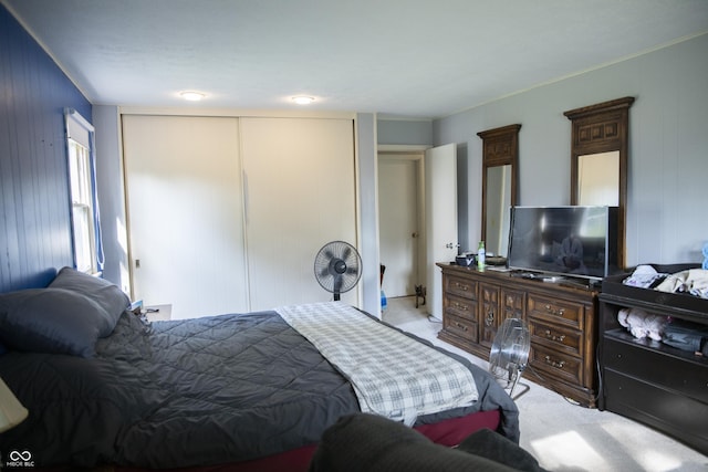 124 Georgton Ct, West Lafayette, IN 47906 - bedroom with a closet and carpet flooring