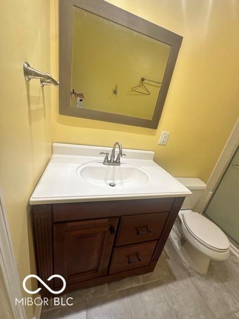 9490 N Keith Dr W, Columbus, IN 47203 - bathroom featuring vanity and toilet