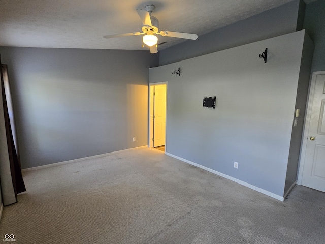 4293 Blue Spruce Ct, Greenwood, IN 46143 - carpeted spare room with ceiling fan and baseboards