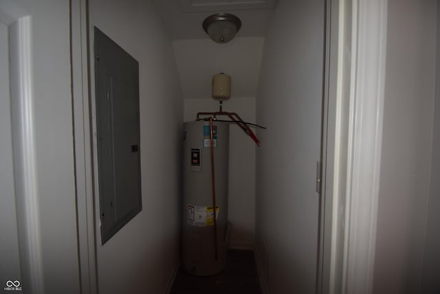 552 Jefferson Ave, Indianapolis, IN 46201 - utility room with water heater and electric panel