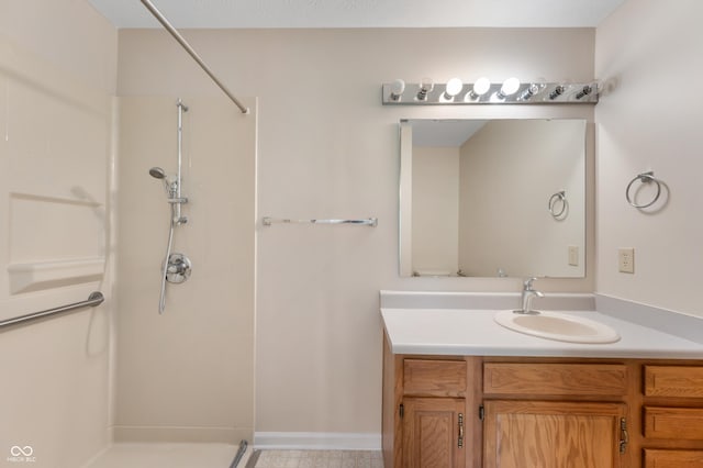 11628 Coastal Way, Indianapolis, IN 46229 - bathroom with a walk in shower and vanity