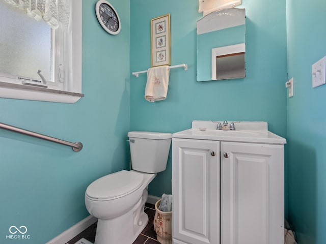 5530 Skyridge Dr, Indianapolis, IN 46250 - bathroom featuring vanity and tile patterned flooring