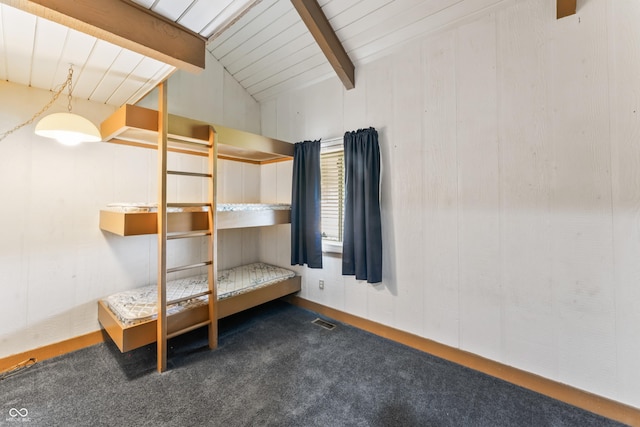 19120 Tomlinson Rd, Westfield, IN 46074 - unfurnished bedroom featuring carpet flooring and wood ceiling
