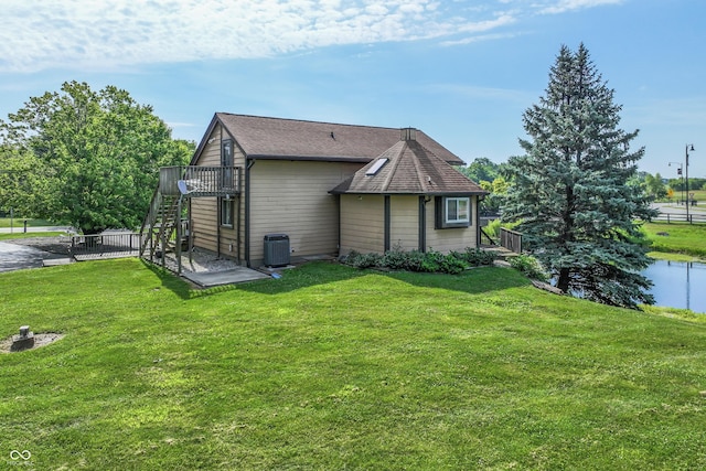 19120 Tomlinson Rd, Westfield, IN 46074 - view of side of property with a wooden deck and stairs