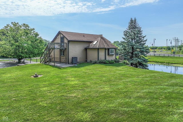 19120 Tomlinson Rd, Westfield, IN 46074 - view of side of property featuring stairs and a wooden deck