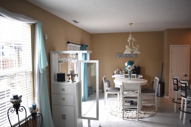 5817 Mustang Ter, Plainfield, IN 46168 - dining area with light tile patterned floors