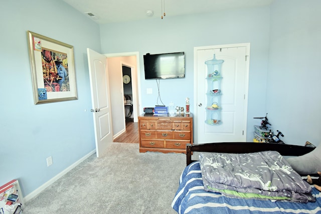 6362 W Friends Way Ct, Paragon, IN 46166 - carpeted bedroom featuring baseboards