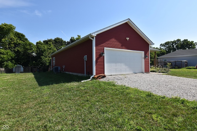 6362 W Friends Way Ct, Paragon, IN 46166 - view of garage