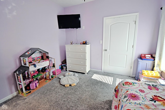 6362 W Friends Way Ct, Paragon, IN 46166 - carpeted bedroom featuring baseboards