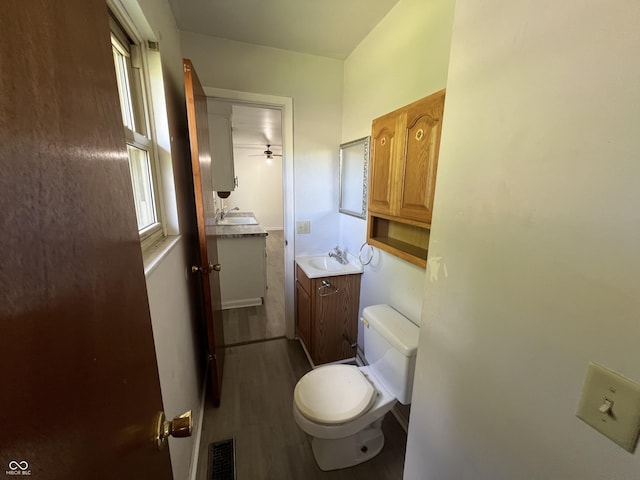 1615 S 9th Ave, Beech Grove, IN 46107 - bathroom with vanity and wood finished floors