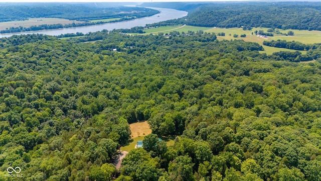 8701 E Splinter Ridge Rd, Madison, IN 47250 - aerial view of a heavily wooded area